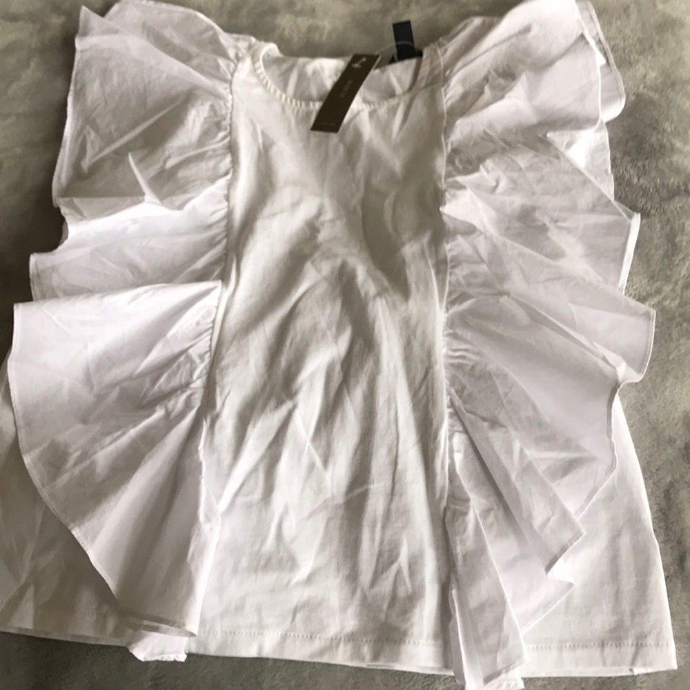 J. Crew white blouse